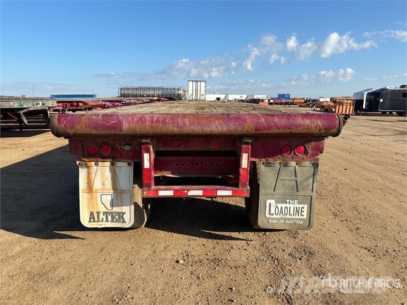 Fruehauf 46 ft Tri/A Flatbed Oilfield Trailer Macchine utensili