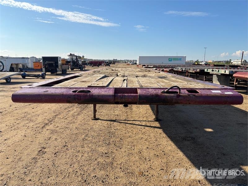 Fruehauf 46 ft Tri/A Flatbed Oilfield Trailer Macchine utensili