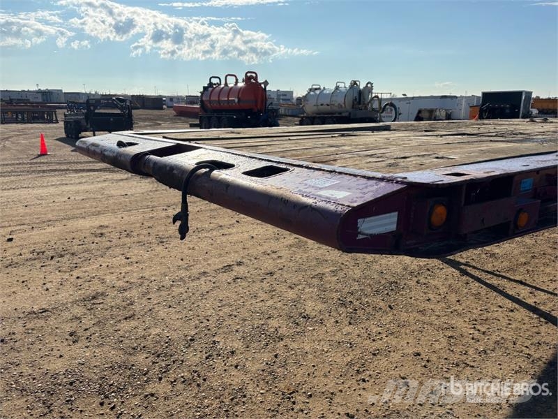 Fruehauf 46 ft Tri/A Flatbed Oilfield Trailer Macchine utensili