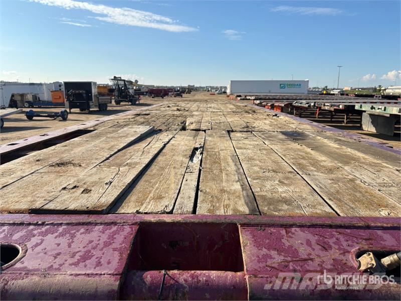 Fruehauf 46 ft Tri/A Flatbed Oilfield Trailer Macchine utensili