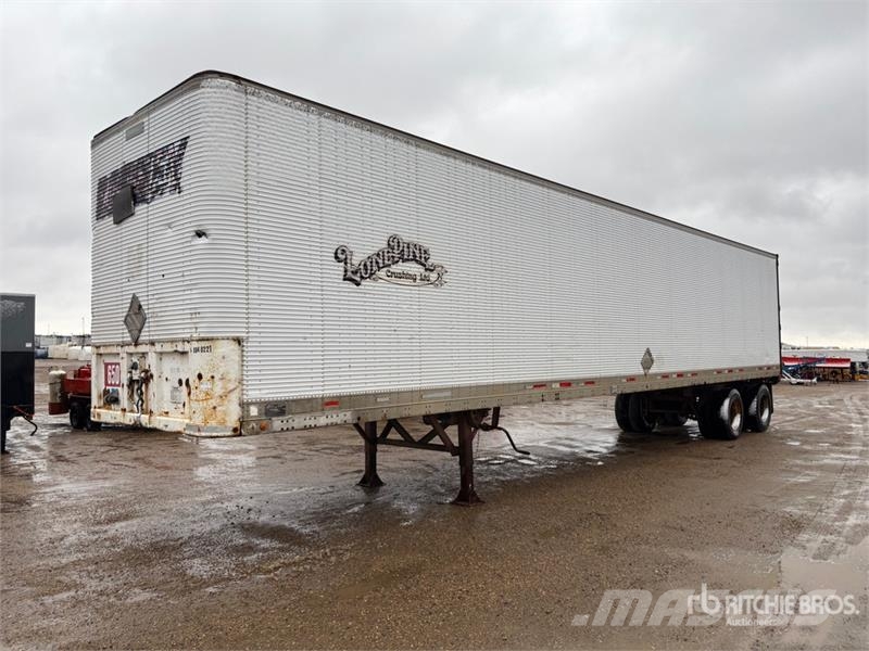 Fruehauf 48 ft x 102 in T/A Tool Crib Van Trailer Rimorchi cassonati