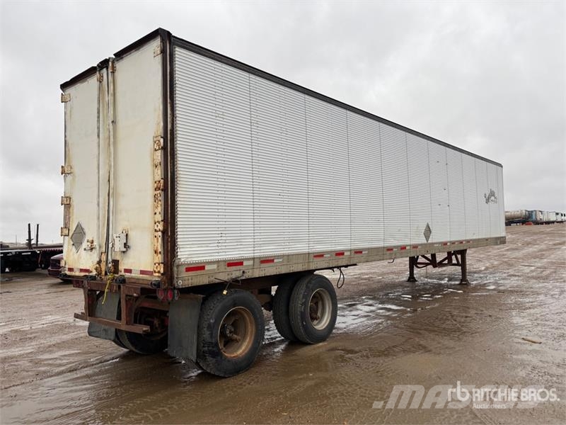 Fruehauf 48 ft x 102 in T/A Tool Crib Van Trailer Rimorchi cassonati