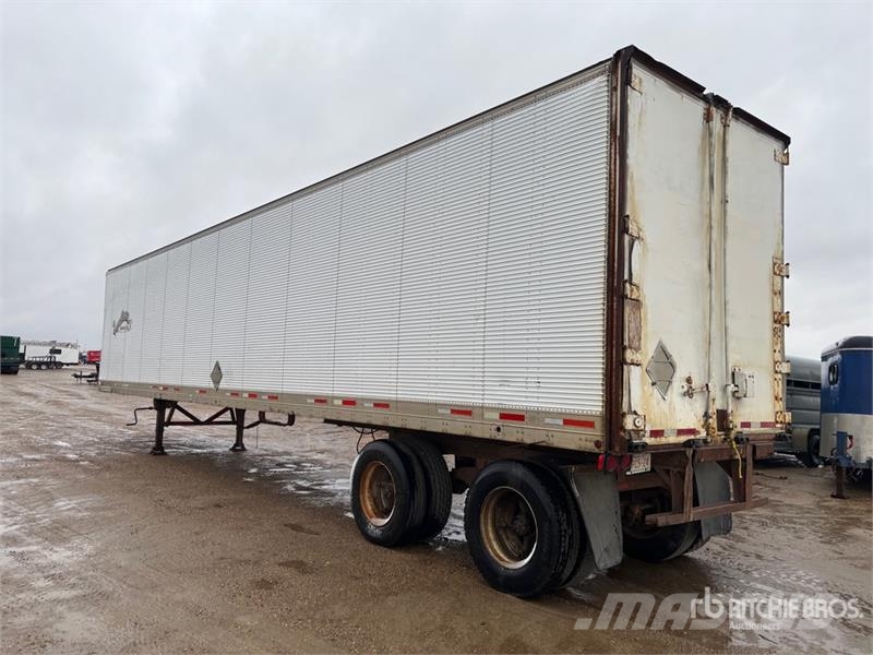 Fruehauf 48 ft x 102 in T/A Tool Crib Van Trailer Rimorchi cassonati