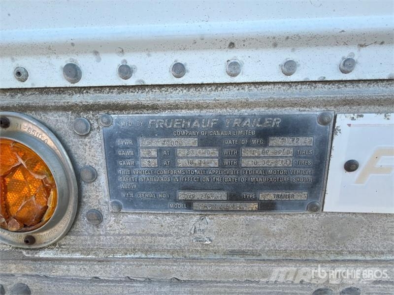 Fruehauf FB9-F2-50 50 ft T/A Van Trailer Ρυμούλκες κλούβα