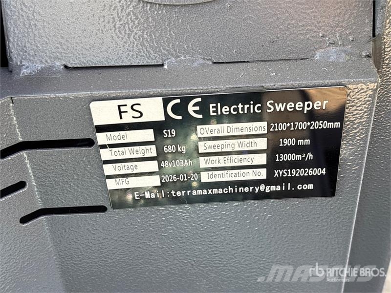 FS S19 Ride-On Electric Floor Sweeper Λοιπός εξοπλισμός συγκομιδής
