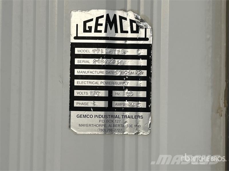  Gemco 40 ft x 12 ft Skid-Mounted Wellsite Utilaje construcții - Altele