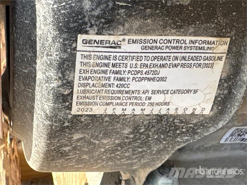 Generac 7.5 kW Generator Set ディーゼル発電機