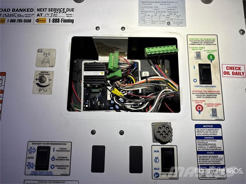Generac MDG75 60 kW Mobile Generator Set (Inoperable) Dízel áramfejlesztők