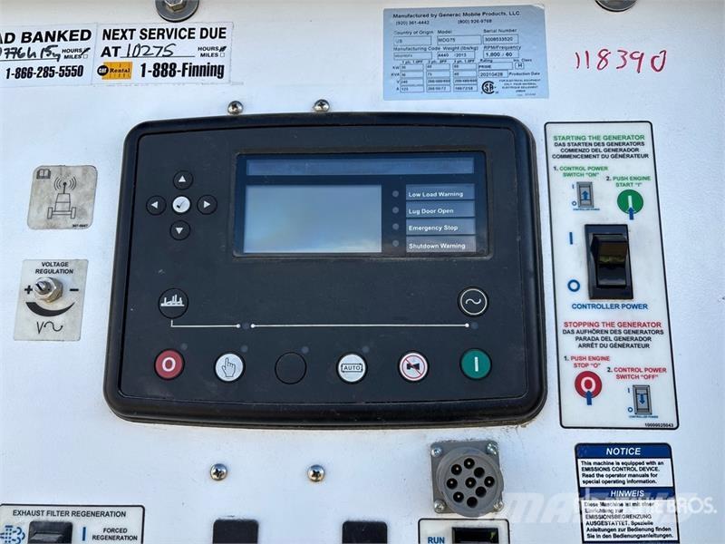 Generac MDG75 60 kW Mobile Generator Set Geradores a diesel