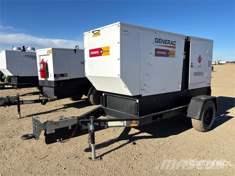 Generac MDG75 60 kW Mobile Generator Set Geradores a diesel