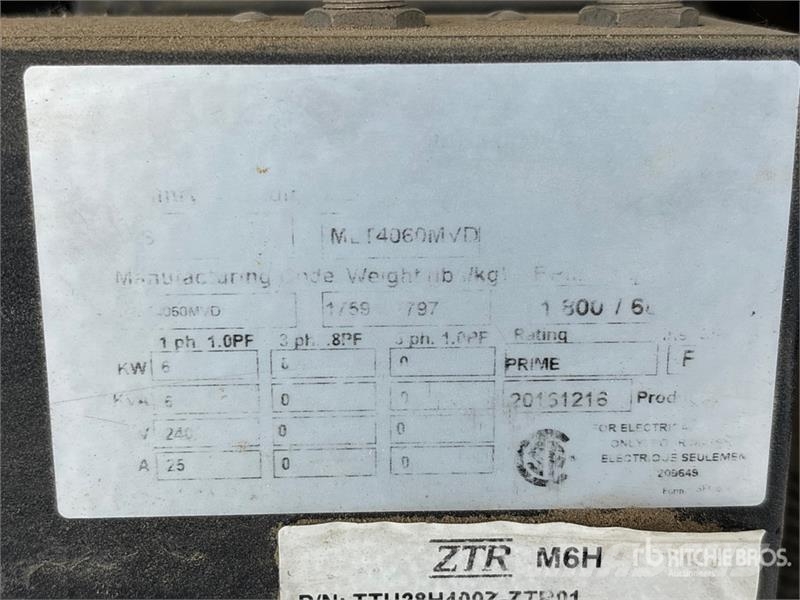 Generac MLT 4060MVD 6 kW Light Tower Lichtmasten