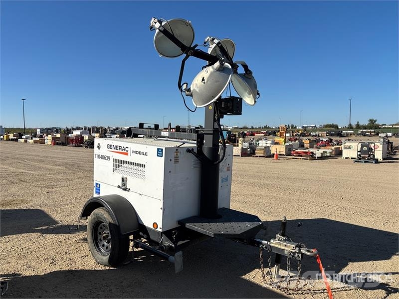 Generac MLT4200IVF4 20 kW Light Tower Valopylväät