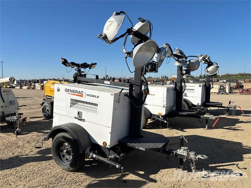 Generac MLT4200IVF4 20 kW Light Tower Valopylväät