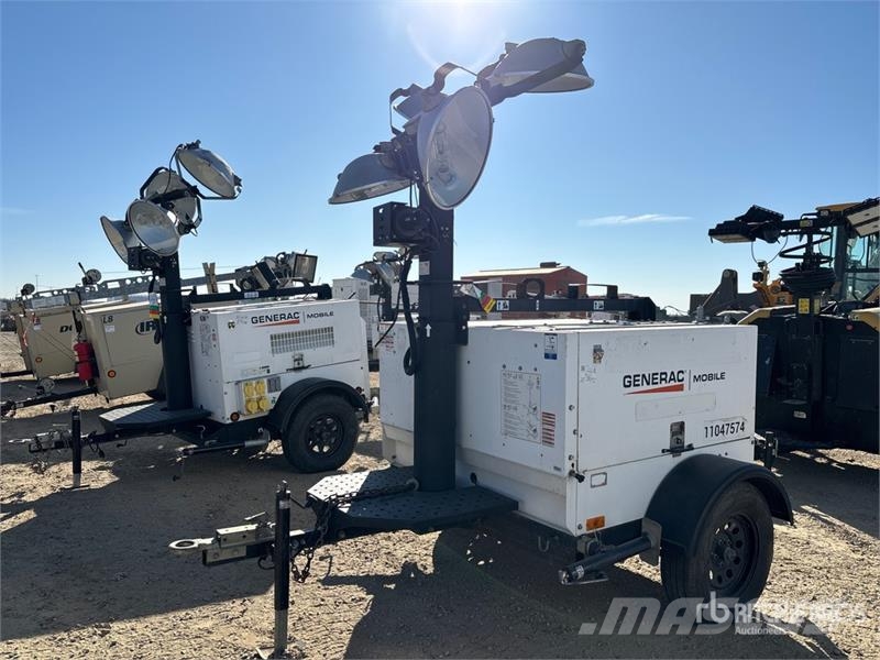 Generac MLT5080KVCAN 8 kW Light Tower Valopylväät