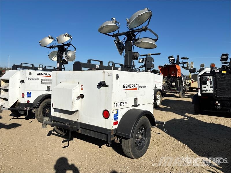 Generac MLT5080KVCAN 8 kW Light Tower Valopylväät