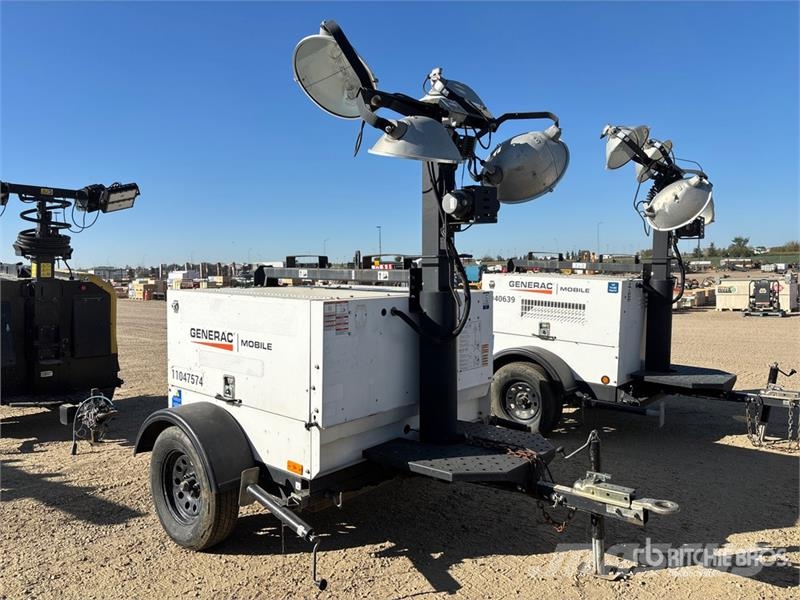 Generac MLT5080KVCAN 8 kW Light Tower Valopylväät