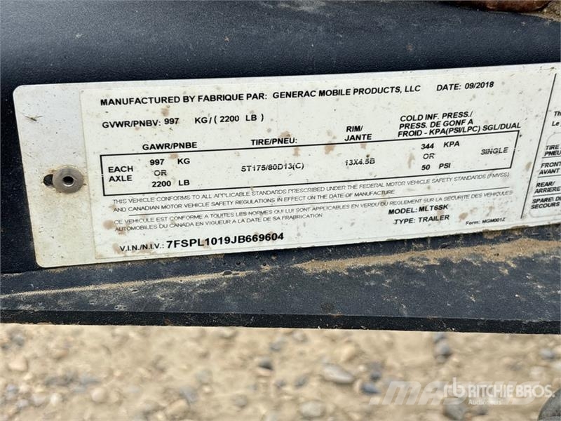 Generac MLT6S Πύργοι προβολέων