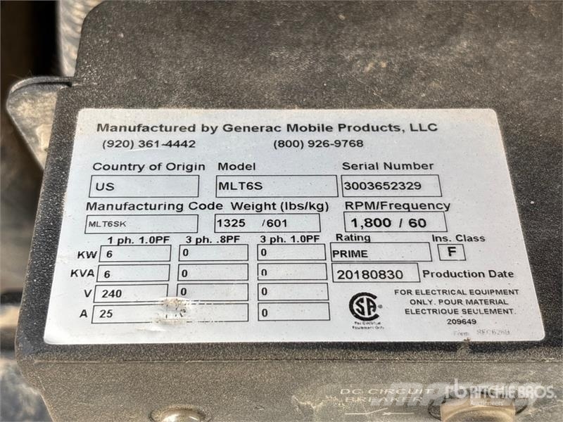 Generac MLT6S Apšvietimo bokšteliai