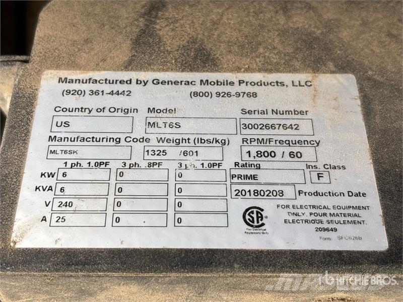 Generac MLT6S Apšvietimo bokšteliai