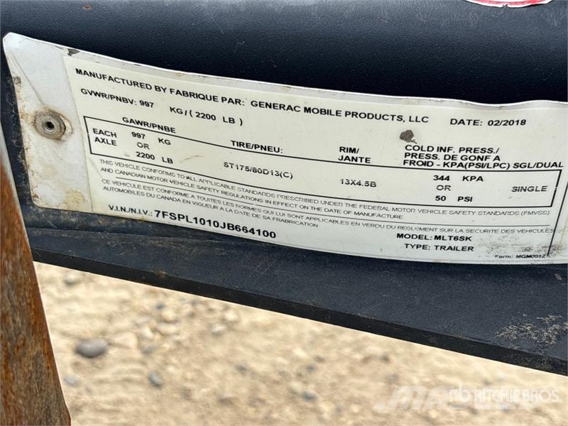Generac MLT6S Πύργοι προβολέων