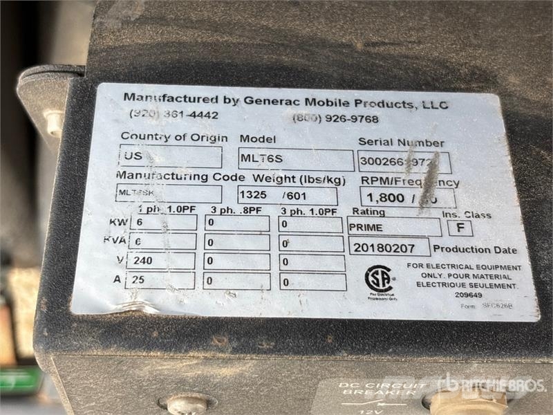 Generac MLT6S Lichtmasten