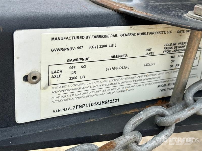 Generac MLT6S 6 kW Light Tower Svetlobni stolpi
