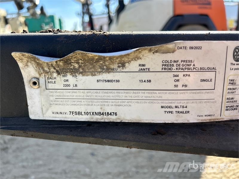 Generac MLTS Light Tower (Inoperable) 照明燈