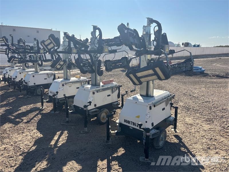 Generac of (3) Generac PLT240-0007 2.4 kW Electric Light T Light towers