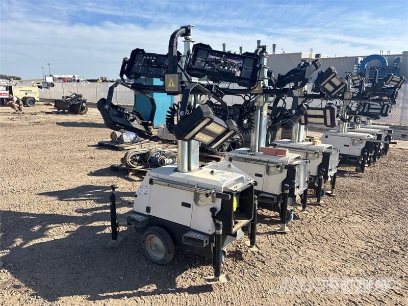 Generac of (3) Generac PLT240-0007 2.4 kW Electric Light T Light towers
