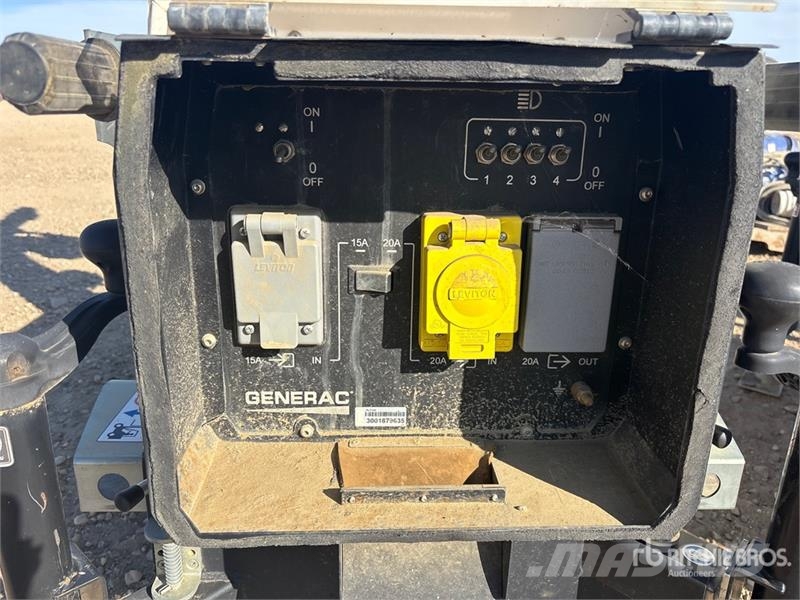 Generac of (3) Generac PLT240-0007 2.4 kW Electric Light T Light towers