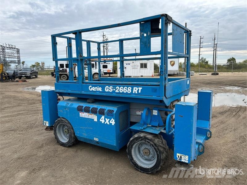 Genie GS-2668 4x4 Dual Fuel Scissor Lift رافعات مقصية الشكل