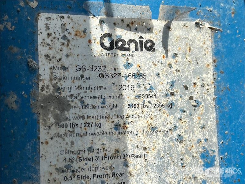 Genie GS-3232 Electric Scissor Lift Škarjaste dvižne ploščadi
