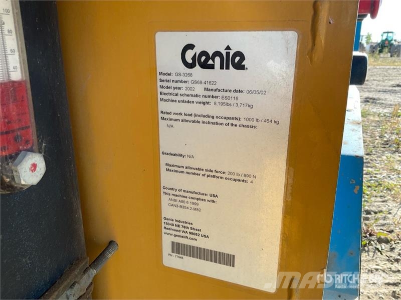 Genie GS-3268 Nacelle ciseaux