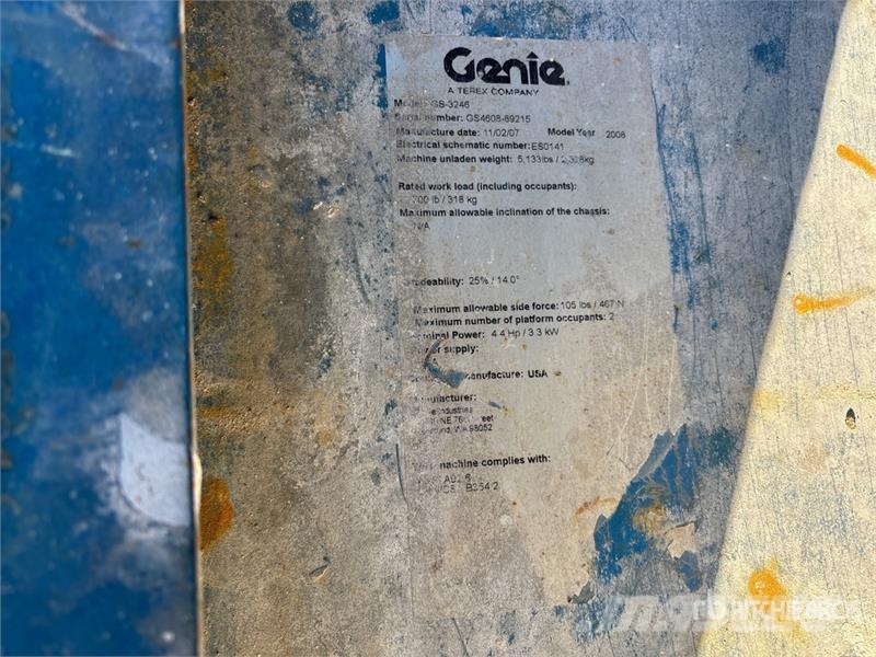 Genie GS3246 Electric Scissor Lift Scheren-Arbeitsbühnen