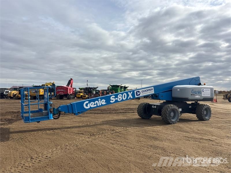 Genie S-80X 4WD Diesel Telescopic Boom Lift Teleskopske dvižne ploščadi