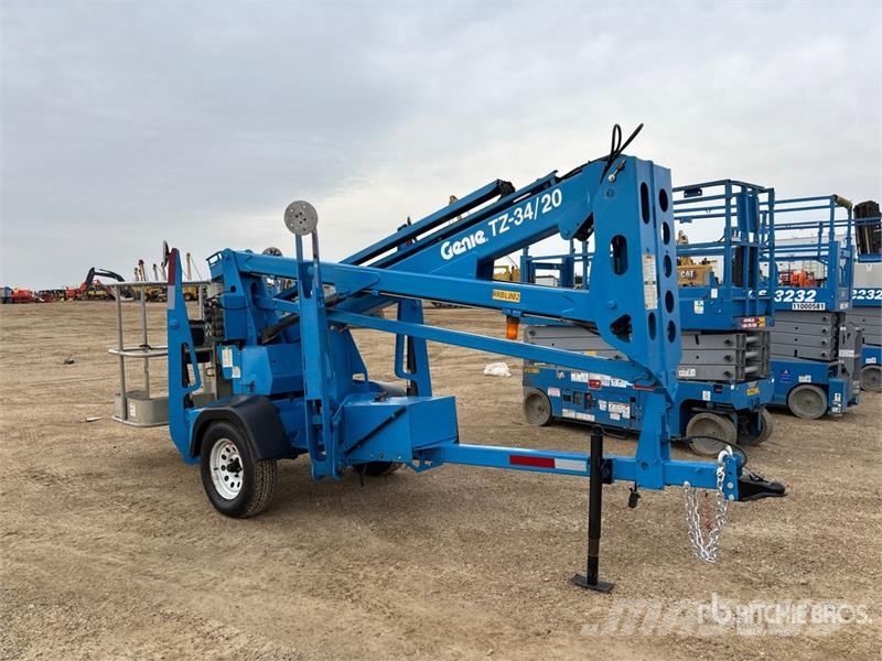 Genie TZ-34 Towable Lift Pótkocsira szerelt emelők és állványok