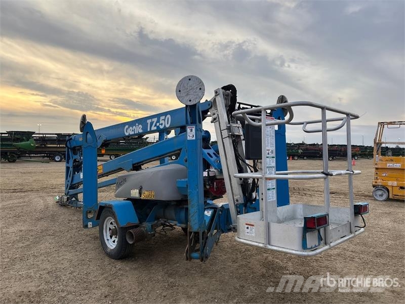 Genie TZ-50 Towable Lift (Inoperable) Trailer mounted platforms