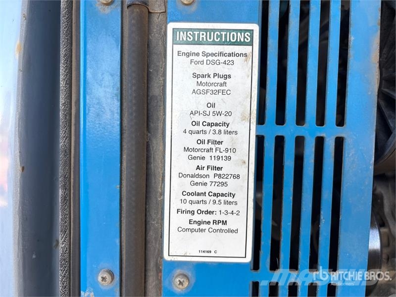Genie Z45/25 4WD Dual Fuel Articulating Boom Lift Gelenkteleskoparbeitsbühnen