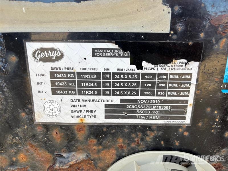  Gerrys 35 ft Super B-Train Lead Hayrack Log Traile مقطورات أشجار