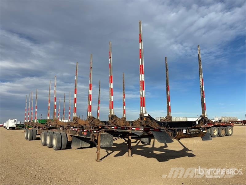Gerrys 35 ft Tri/A Super B-Train Lead Hayrack Log Rönkszállító pótkocsik