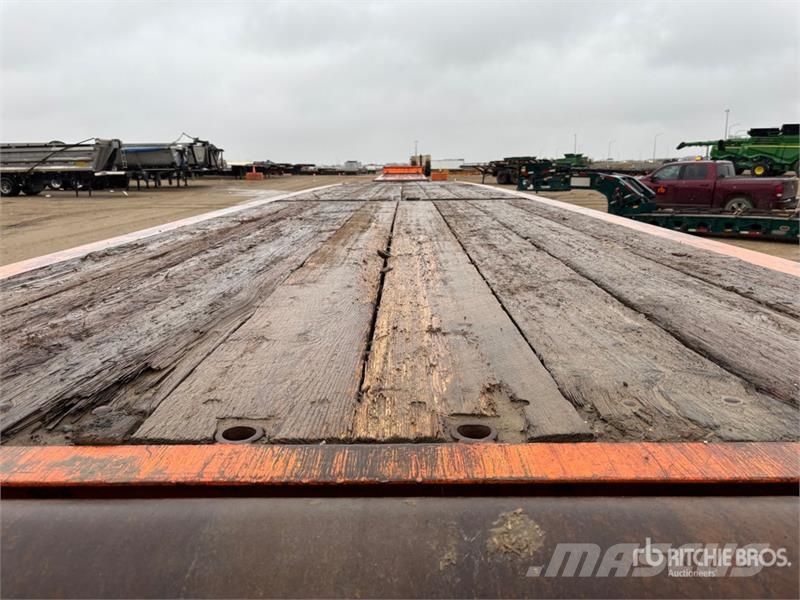 Gerrys 53 ft Tri/A Flatbed Oilfield Trailer Processing Equipment