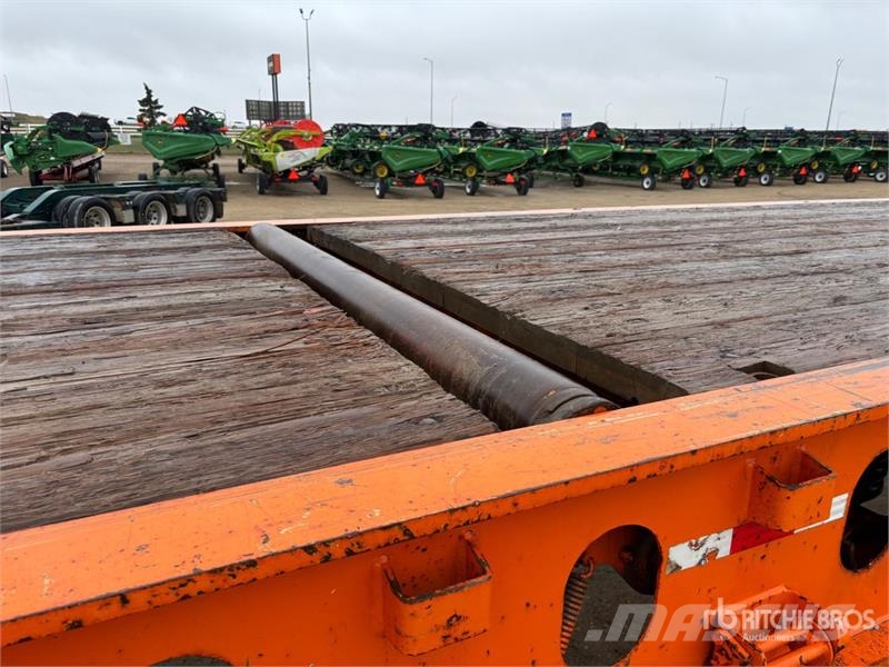 Gerrys 53 ft Tri/A Flatbed Oilfield Trailer Processing Equipment