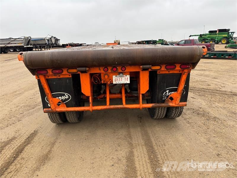 Gerrys 53 ft Tri/A Flatbed Oilfield Trailer Processing Equipment