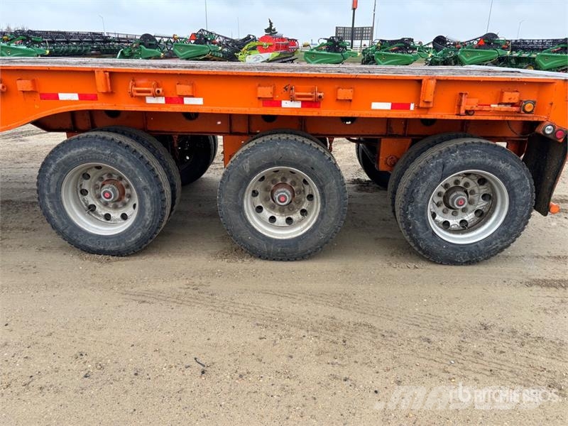 Gerrys 53 ft Tri/A Flatbed Oilfield Trailer Processing Equipment