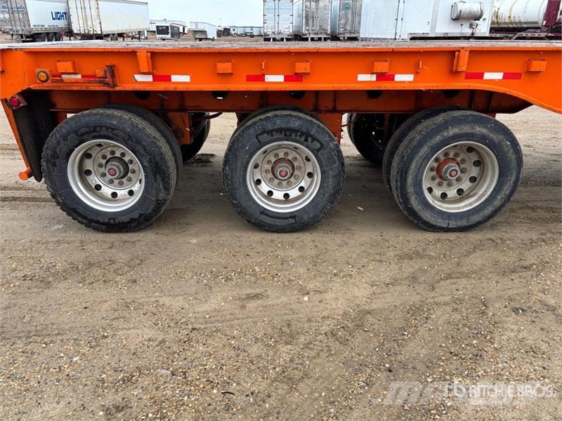 Gerrys 53 ft Tri/A Flatbed Oilfield Trailer Processing Equipment