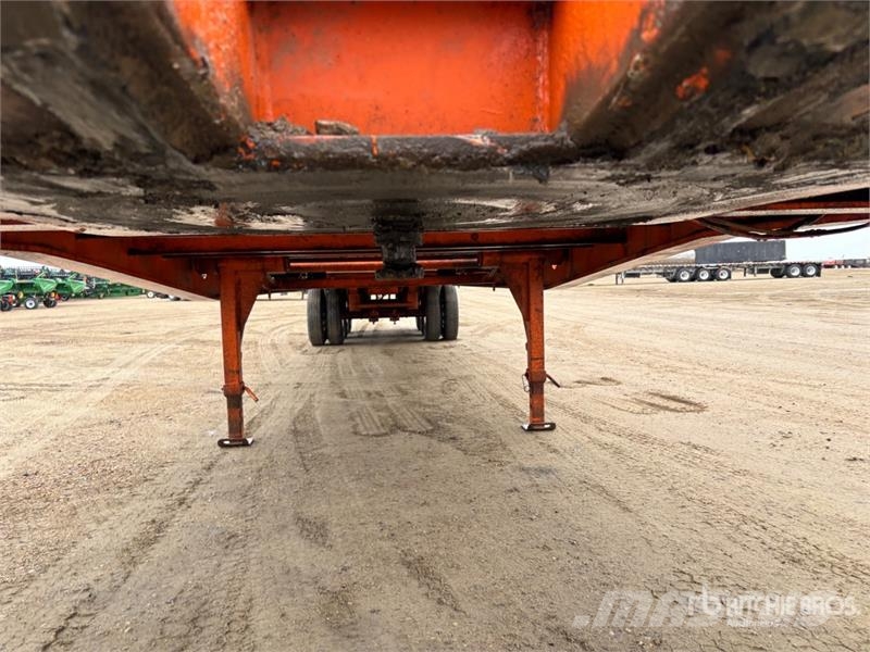 Gerrys 53 ft Tri/A Flatbed Oilfield Trailer Processing Equipment