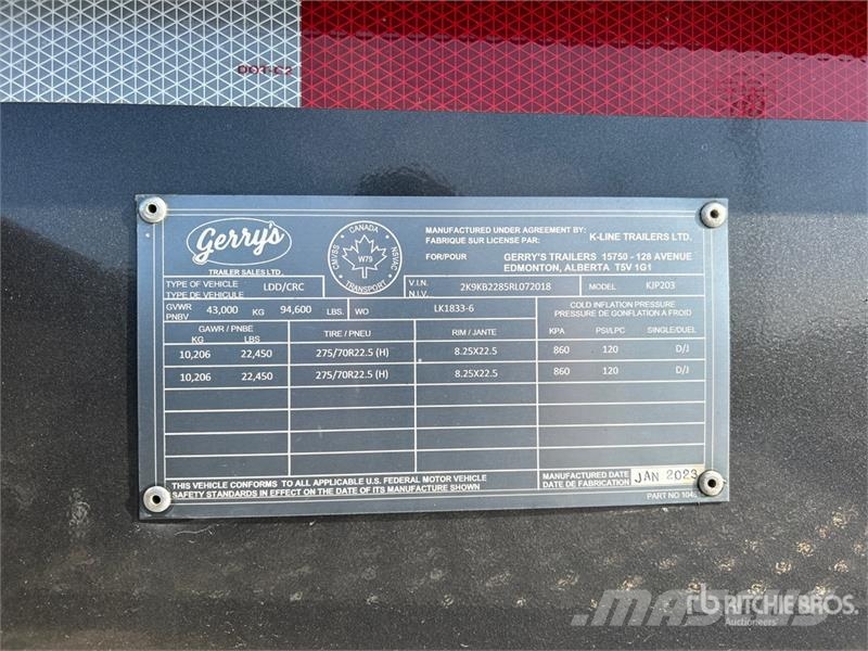 Gerrys KJP203 T/A 40 Ton Heavy-Haul Jeep Overige aanhangers