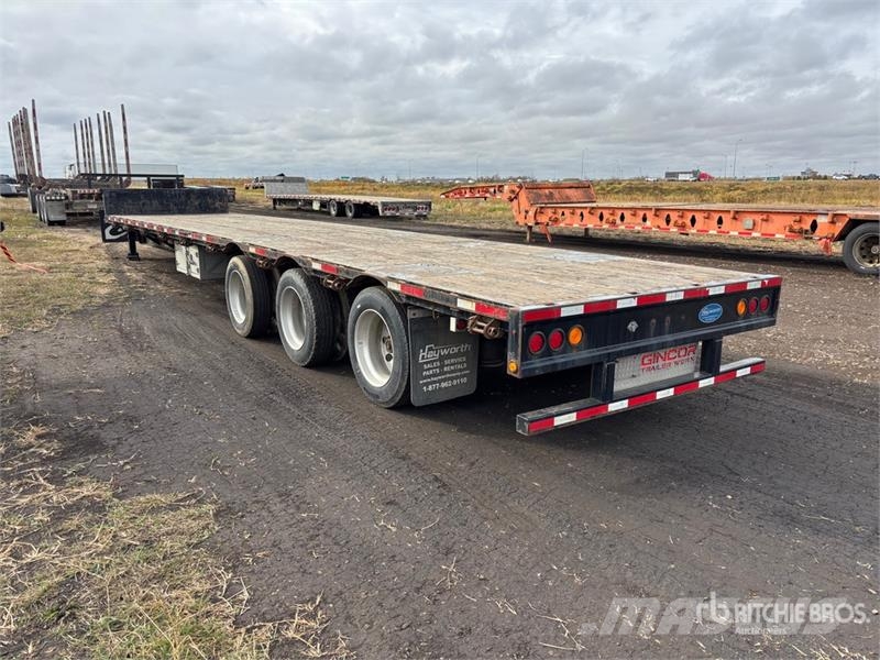 Gincor 53 ft Tri/A Step Deck Trailer Góndola de cama rebajada