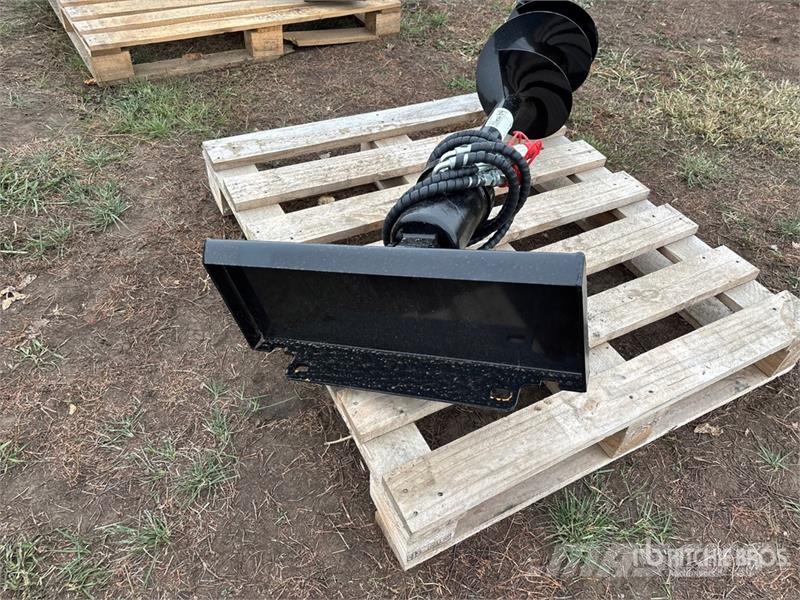  GIYI 12 in Mini Skid Steer Auger (Unused) مثاقيب