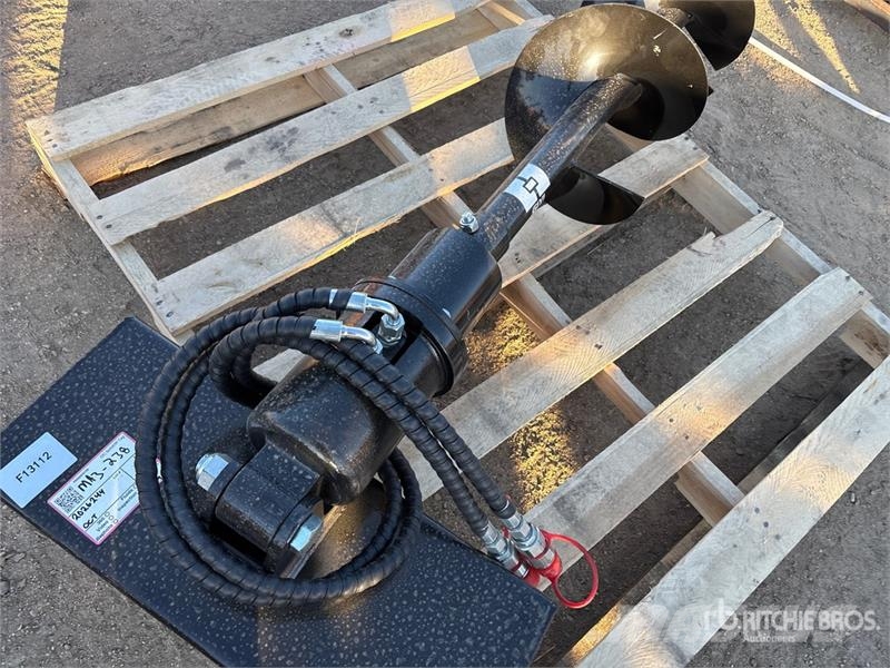 GIYI 12 in Mini Skid Steer Auger (Unused) Vrtalne naprave